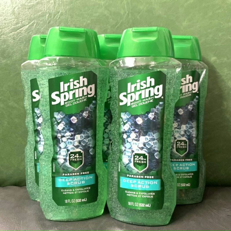 Sữa tắm gội dành cho nam Irish Spring 532ml