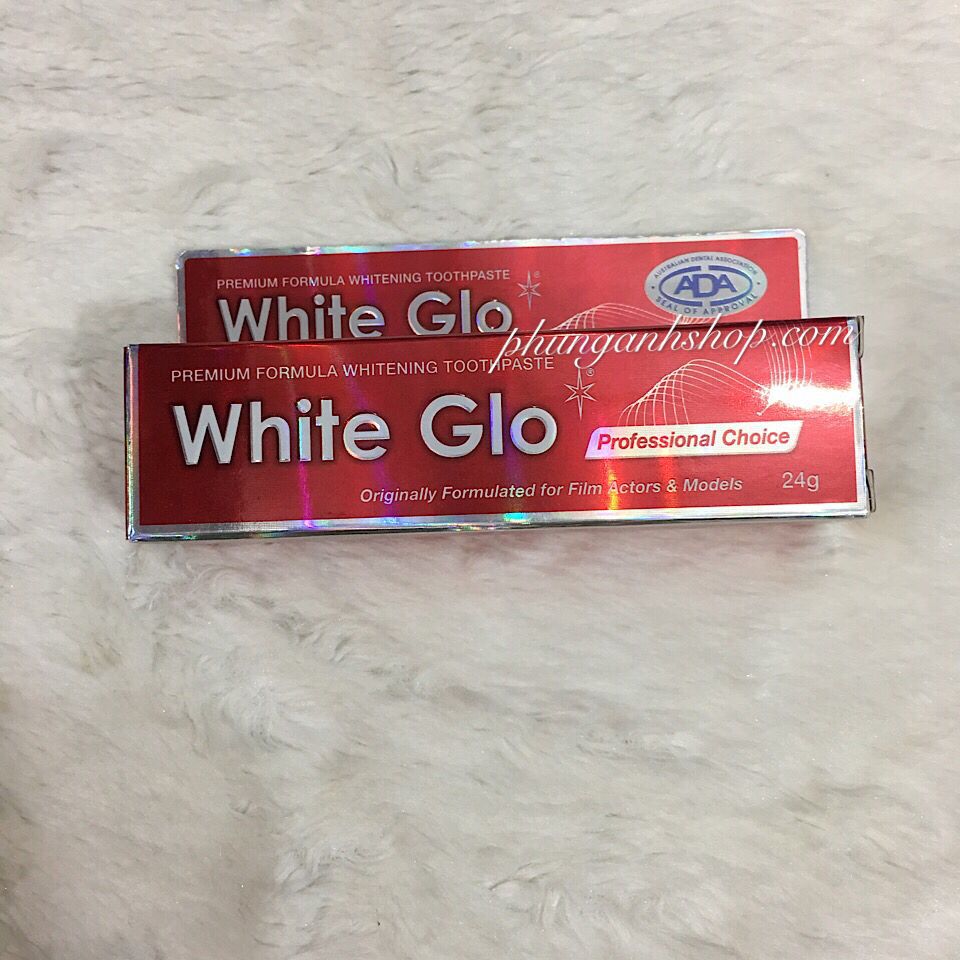 Kem đánh trắng răng white glo
