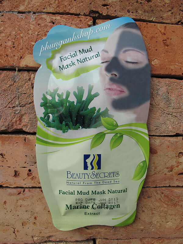 Mặt nạ bùn khoáng Dead Sea chiết xuất collagen.