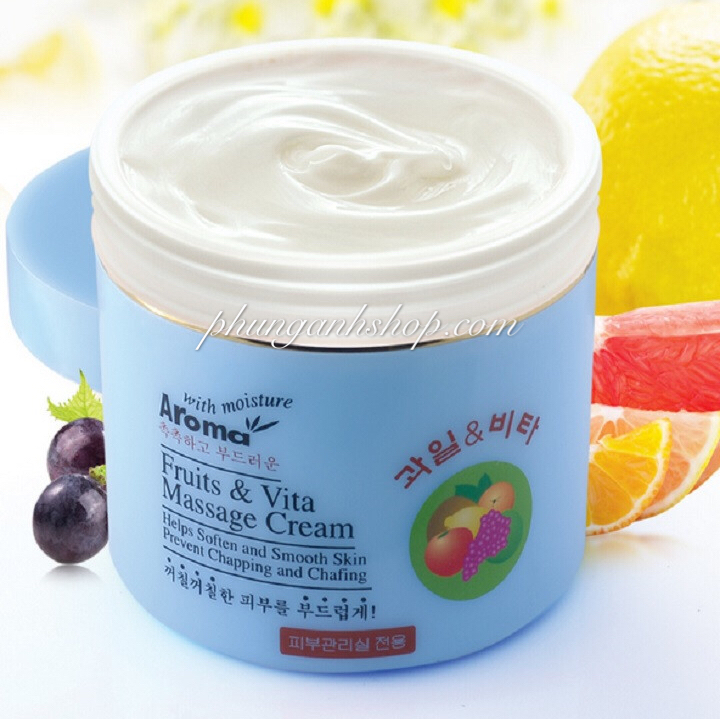 Kem massage aroma fruits vita cream 480