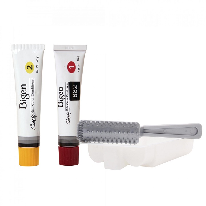 Nhuộm Bigen speedy xám