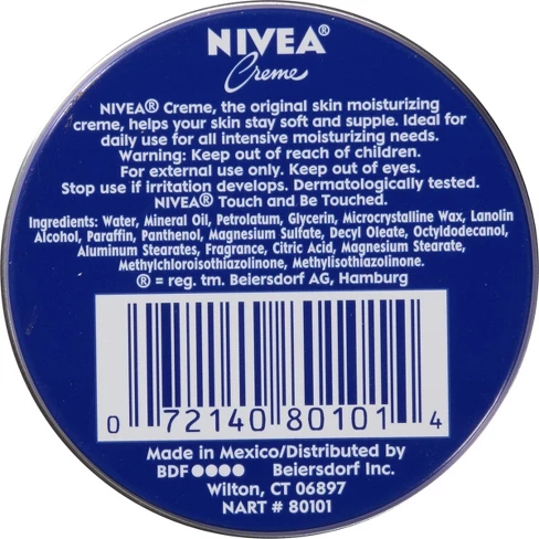 KEM DƯỠNG ẨM CHỐNG NẺ NIVEA HỘP THIẾC XANH from usa