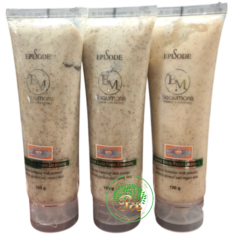 Sữa rửa mặt cát Beaumore hạt mơ