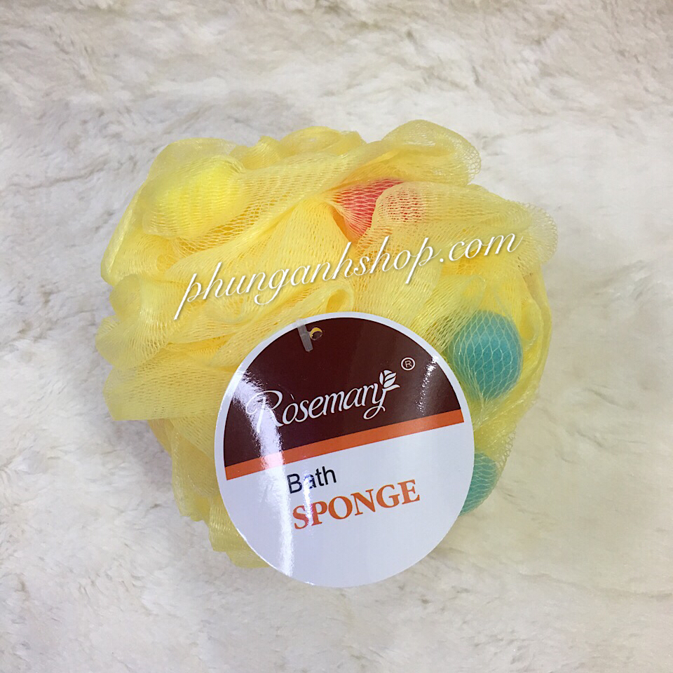 Bông tắm lưới rose mary