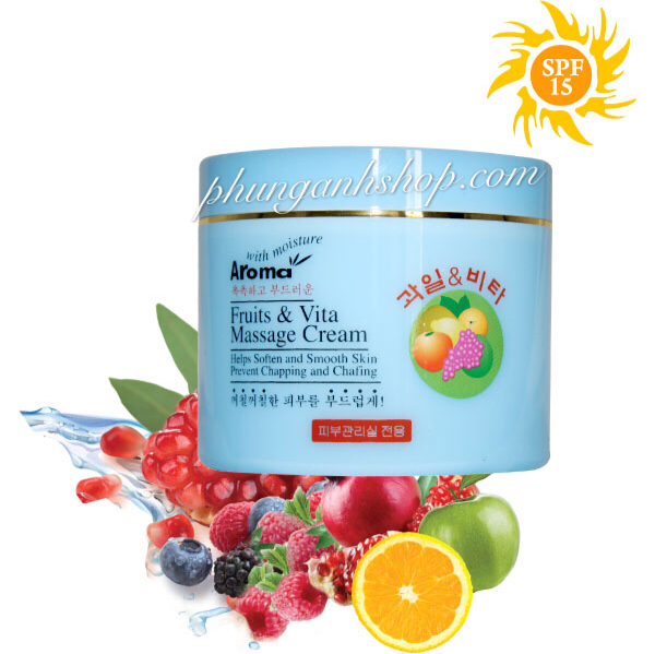 Kem massage aroma fruits vita cream 480