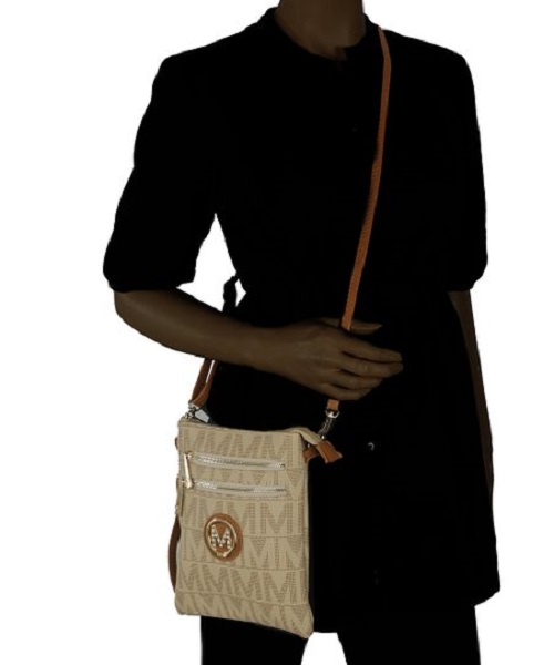 Túi đeo chéo nhiều ngăn da MKF Mia K. Farrow 100% AUTHENTIC NHẬP TỪ USA