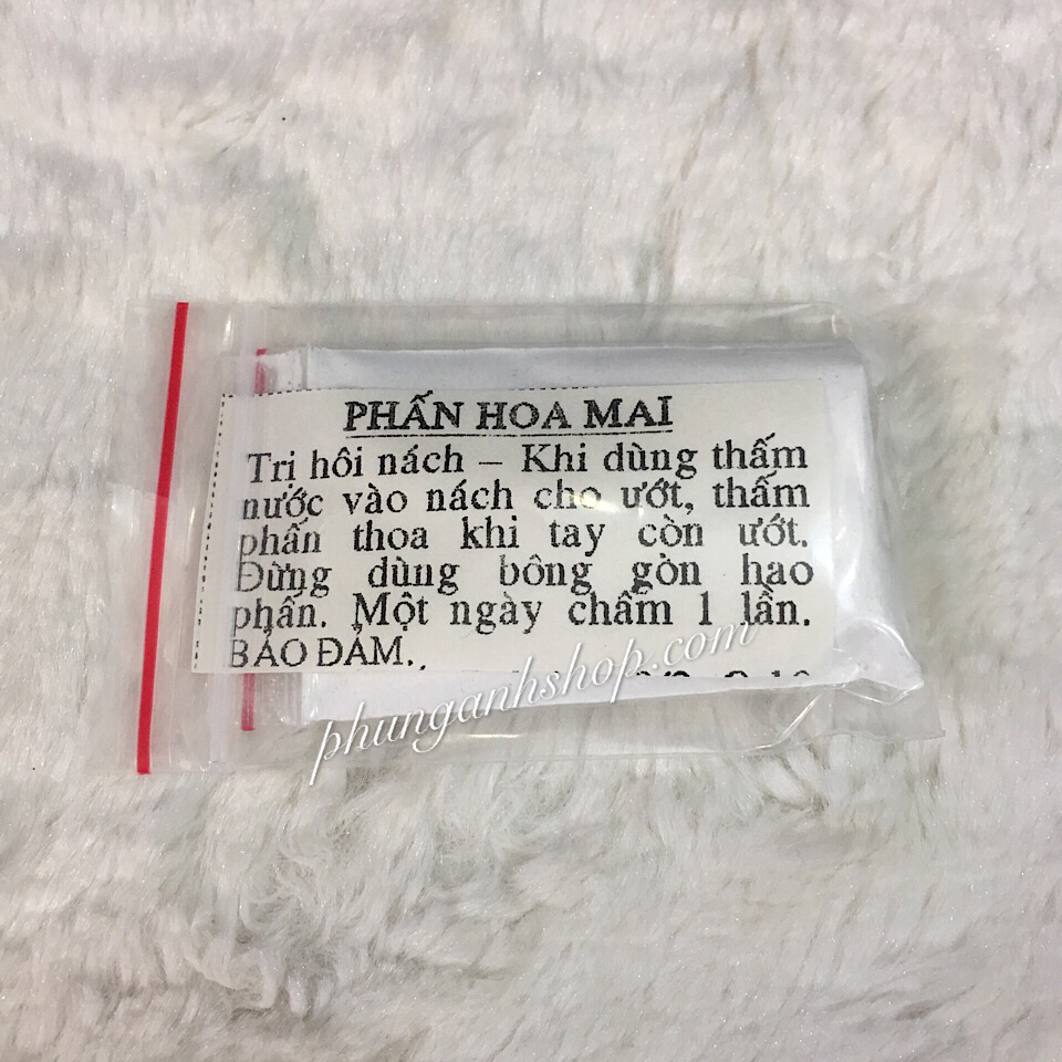 Phấn hoa mai trị hôi  nách