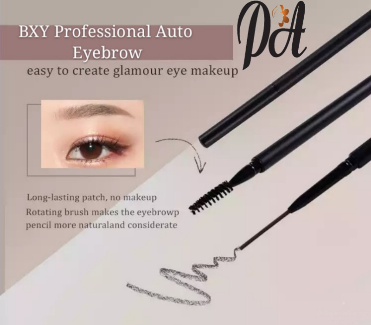 Chì gel chân mày vặn 02 đầu BXY (952)