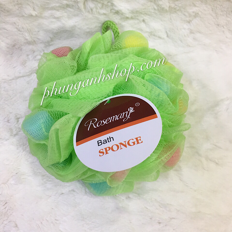 Bông tắm lưới rose mary