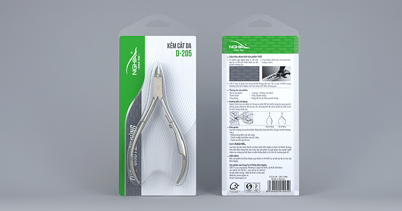 Kềm cắt da Nghĩa D-205