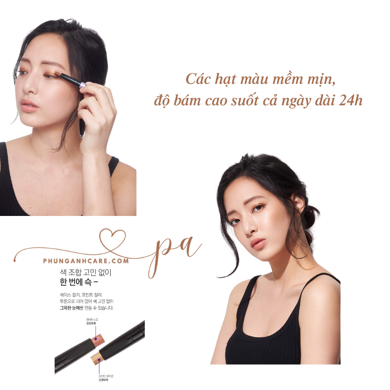 Màu mắt sáp Luk Fixx 24 h Korea