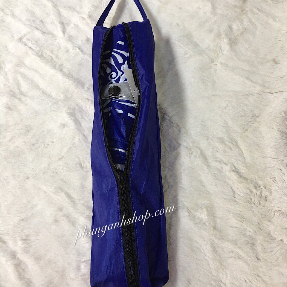 Dù xếp tự động có bông và caro K375