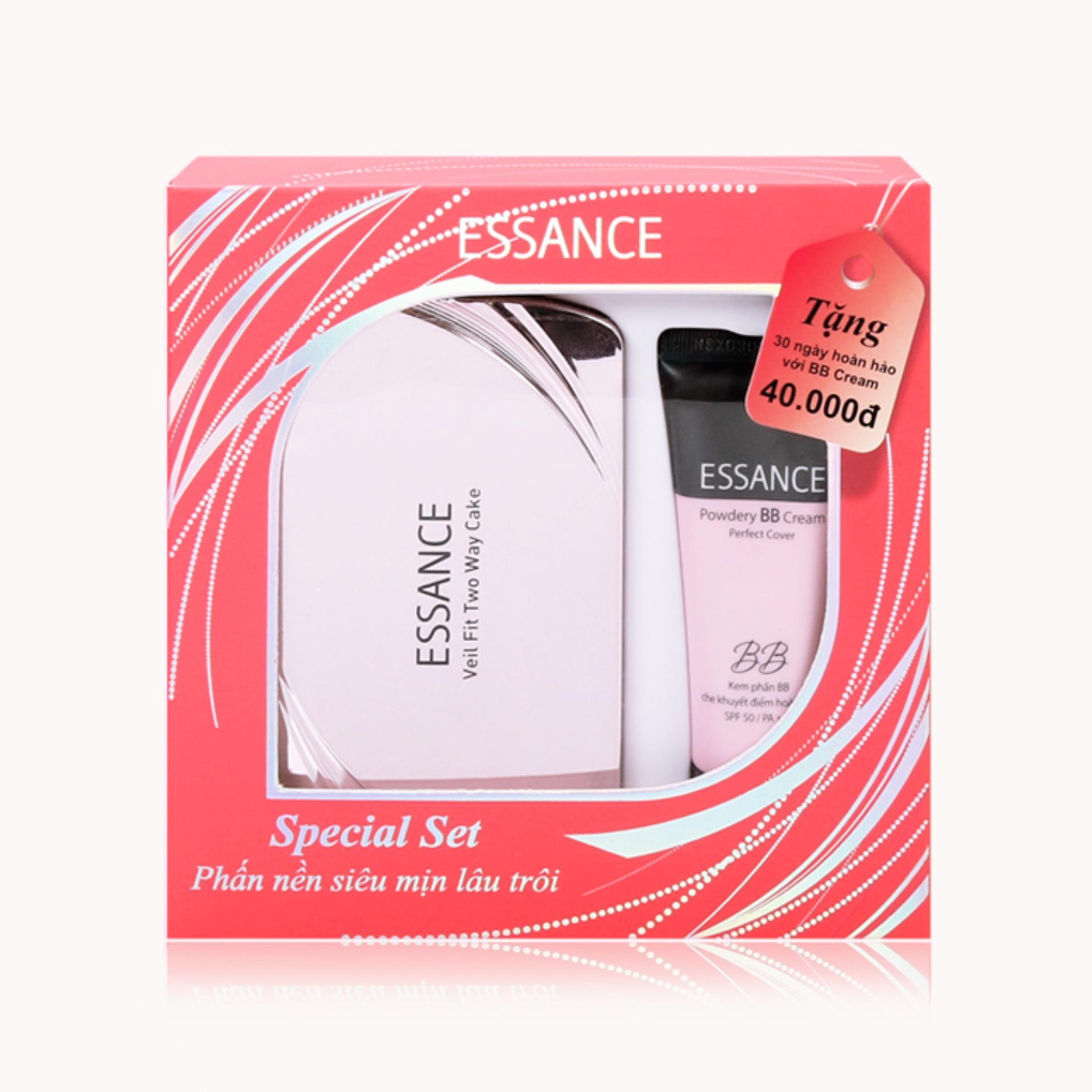 Phấn nền essance veil fit two way cake spf30 pa++