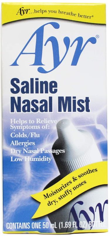 Xịt nước muối khoáng Ayr Saline Nasal Mist USA