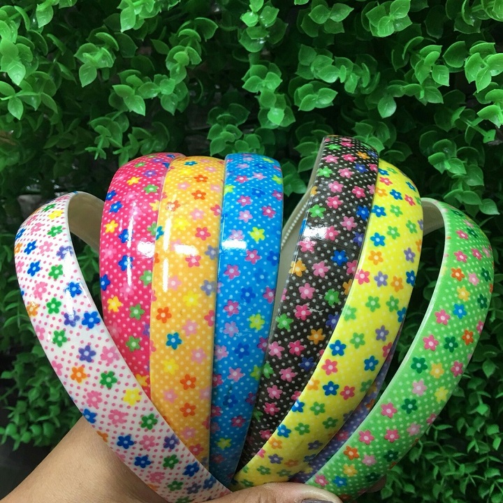 Cài băng đô nhựa hoa