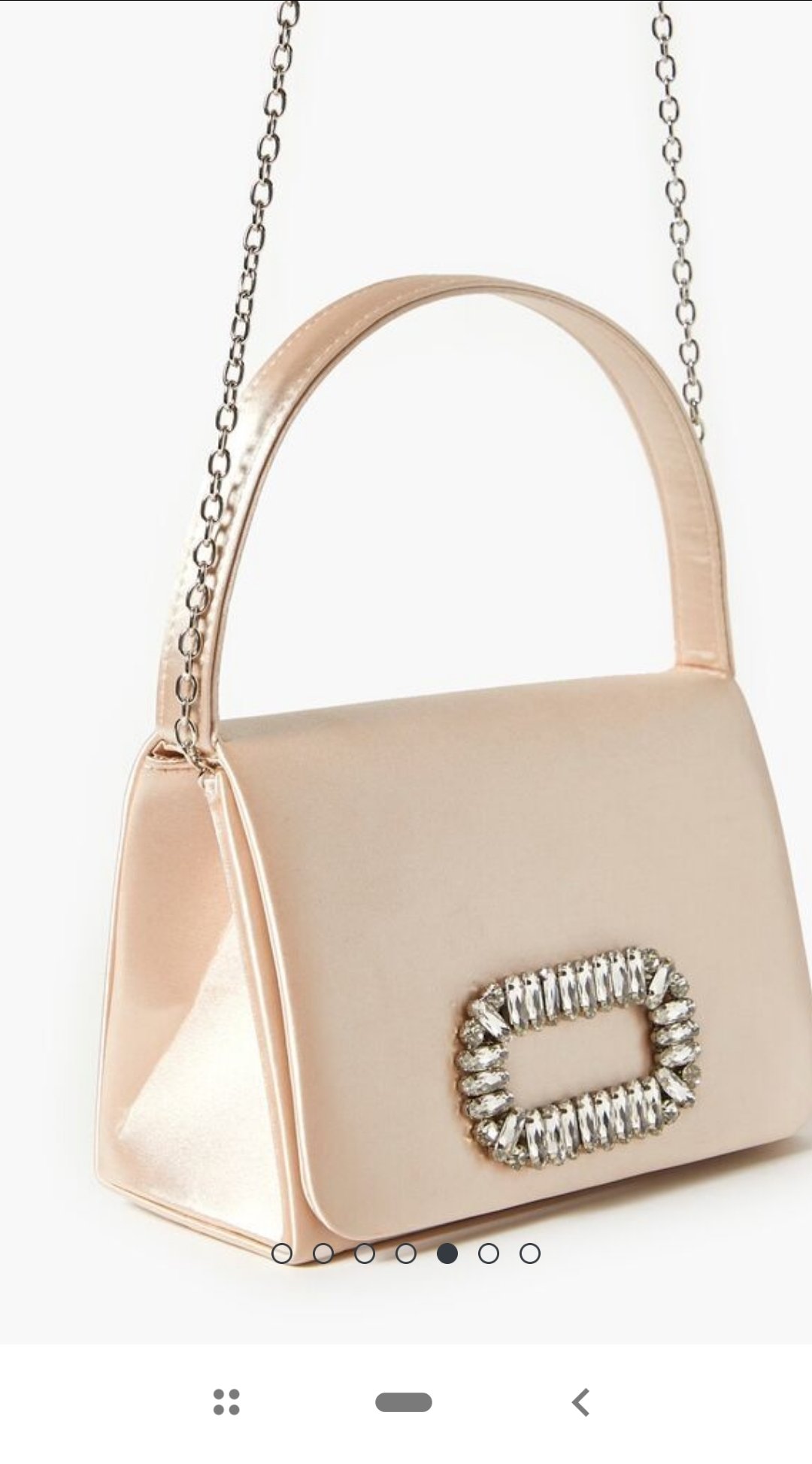 Túi đính xoàn f21 màu vàng be