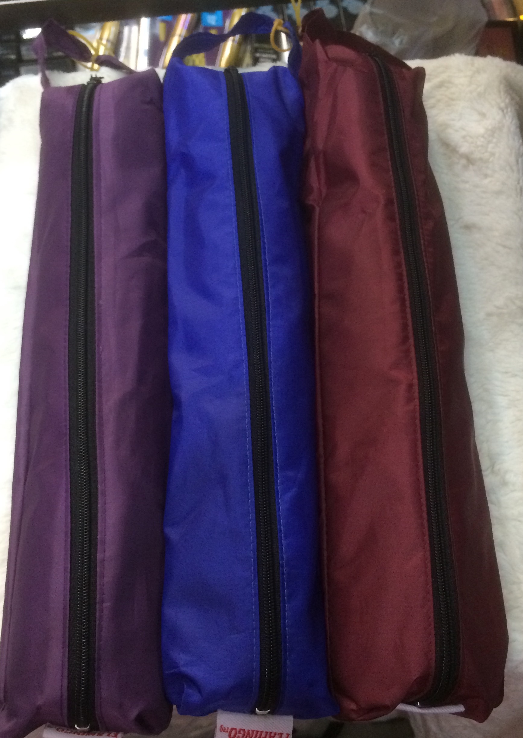 Dù xếp tự động có bông và caro K375