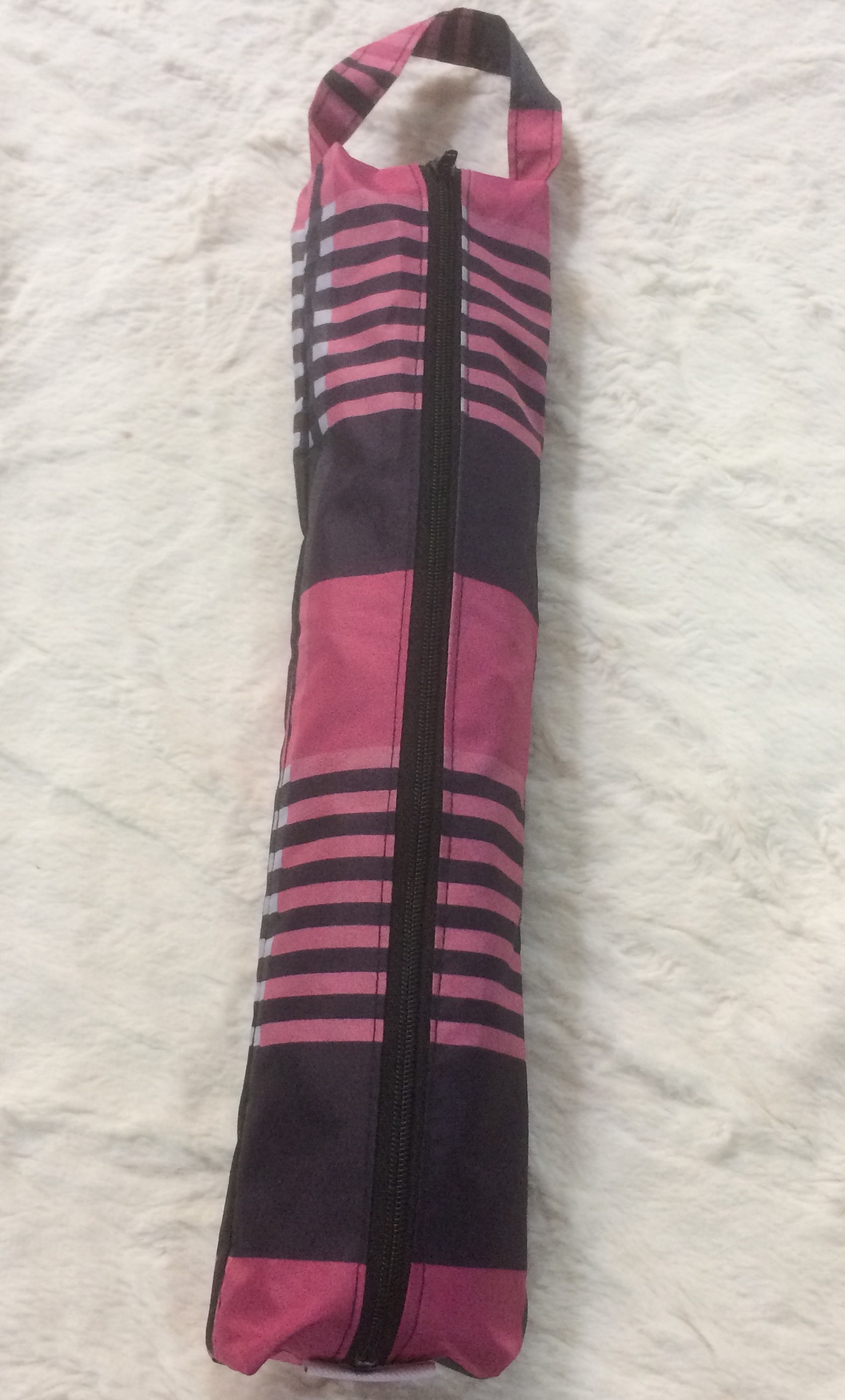 Dù xếp tự động có bông và caro K375