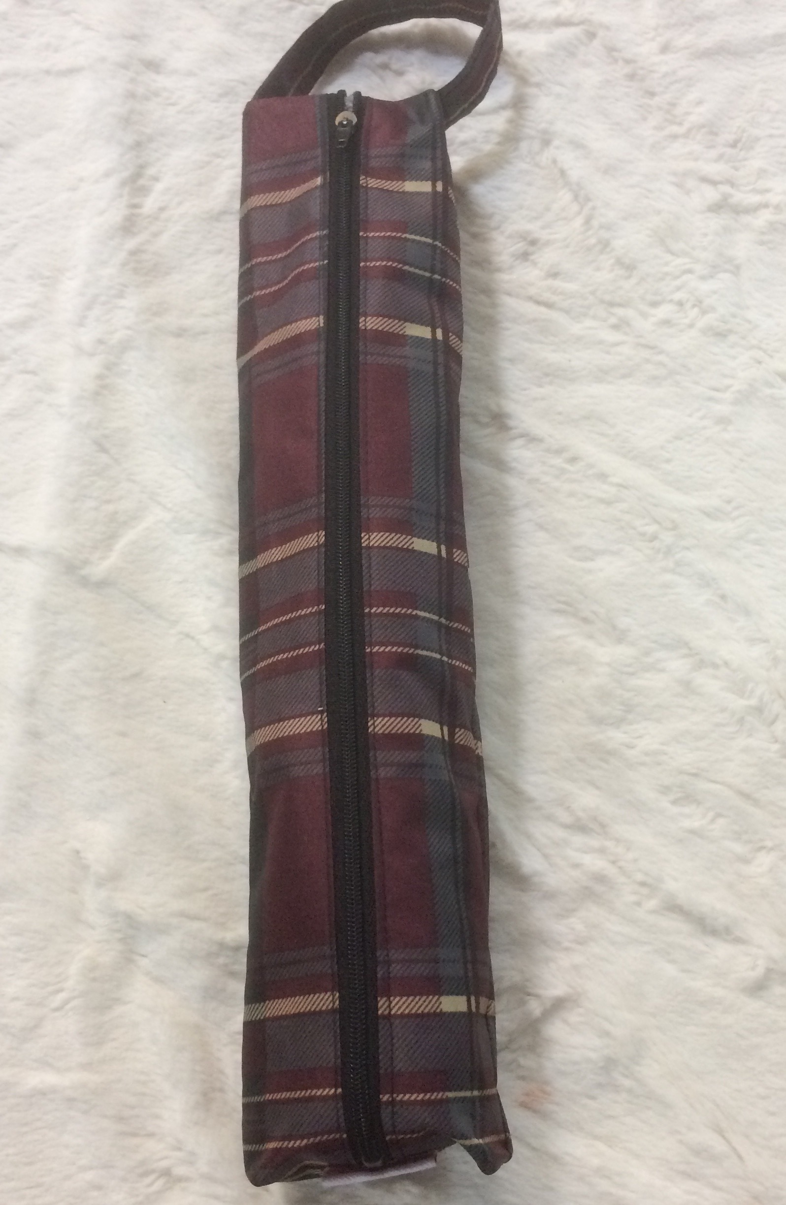 Dù xếp tự động có bông và caro K375