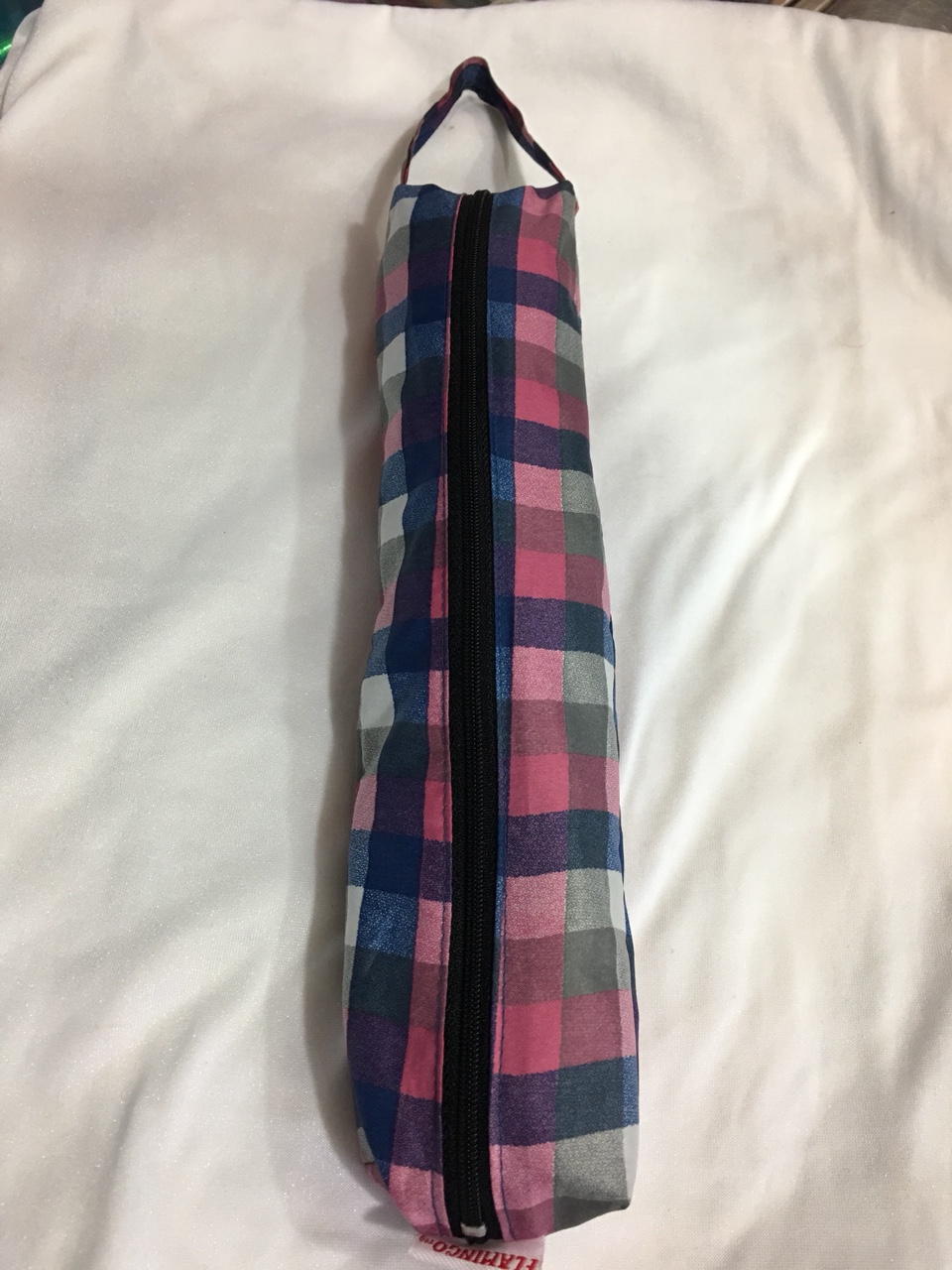 Dù xếp tự động có bông và caro K375