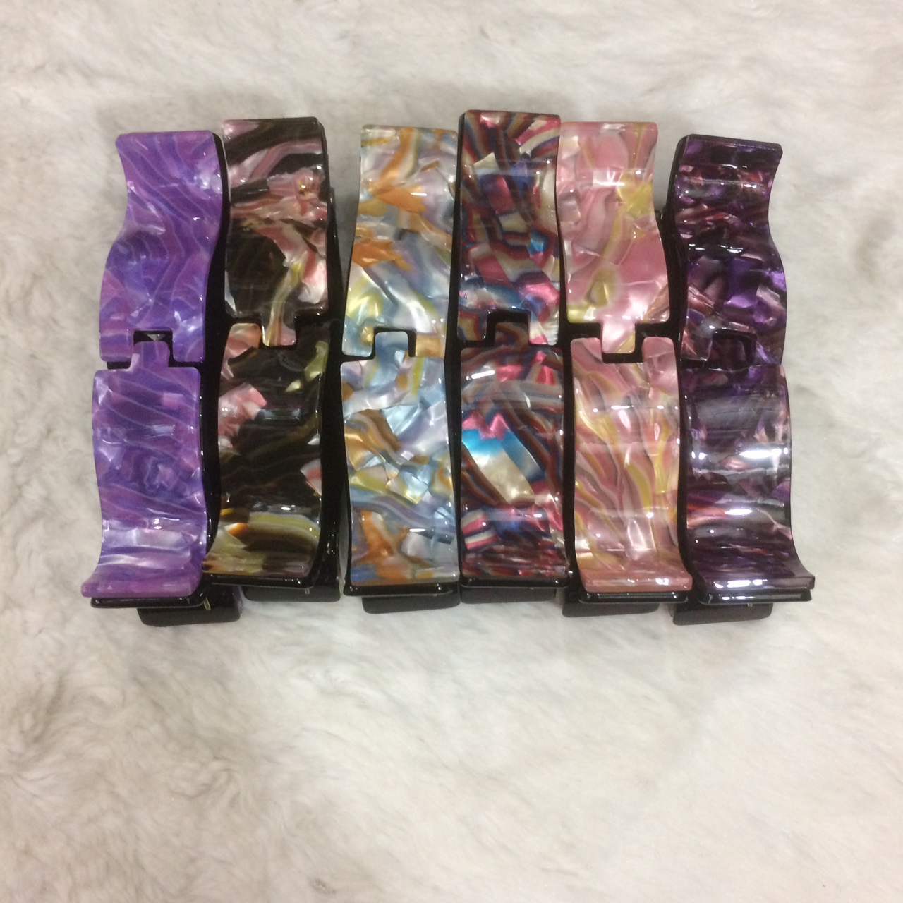 Gắp 3 càng  kim tuyến,hoa văn xà cừ 25k