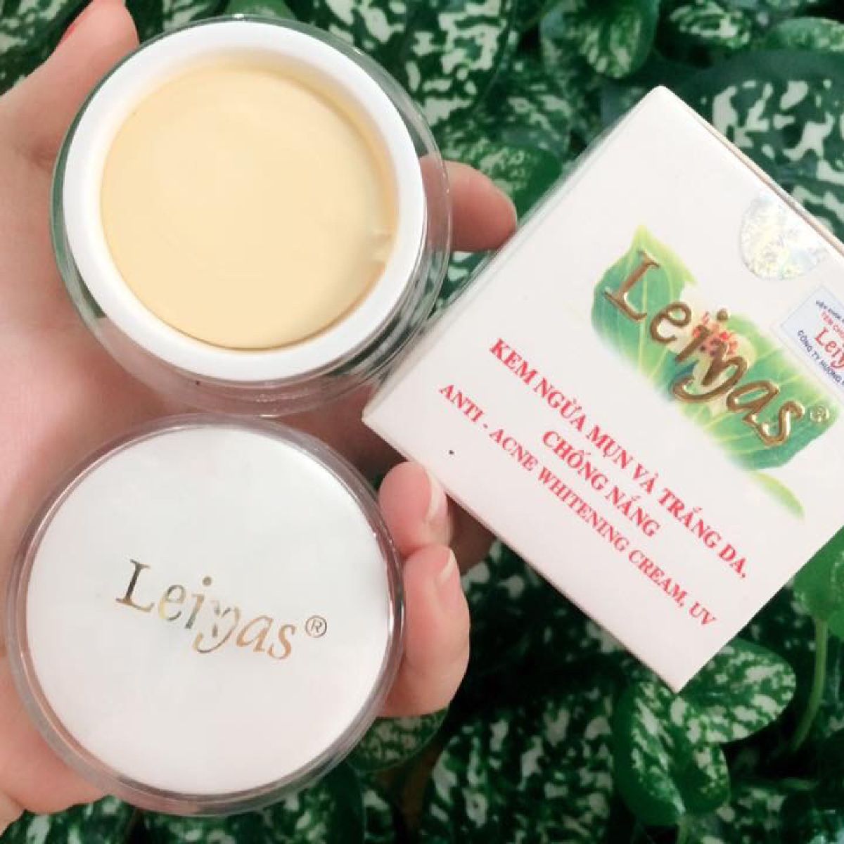 Kem Leiyas trắng da, ngừa mụn, thâm nám