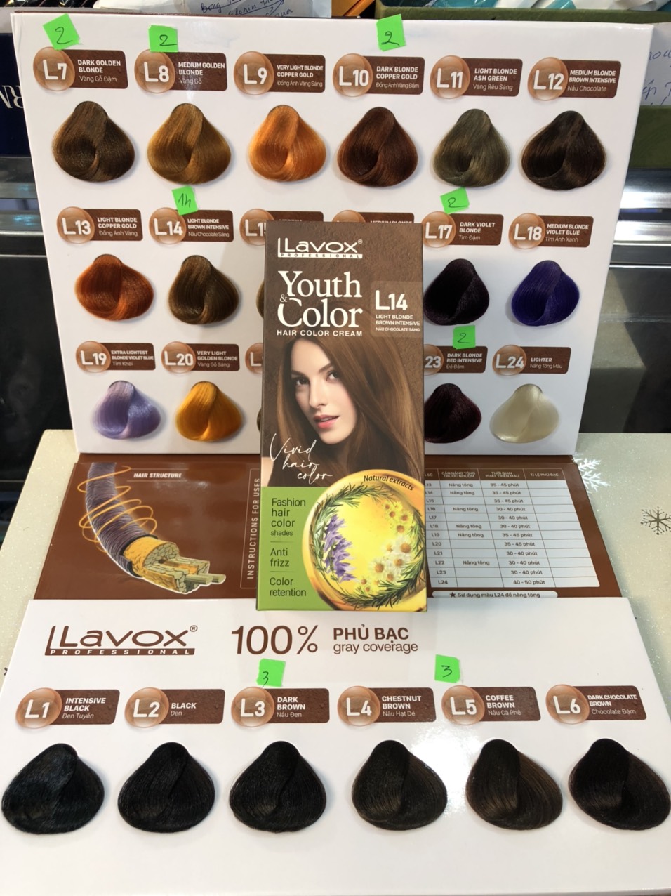 Nhuôm tóc Lavox
