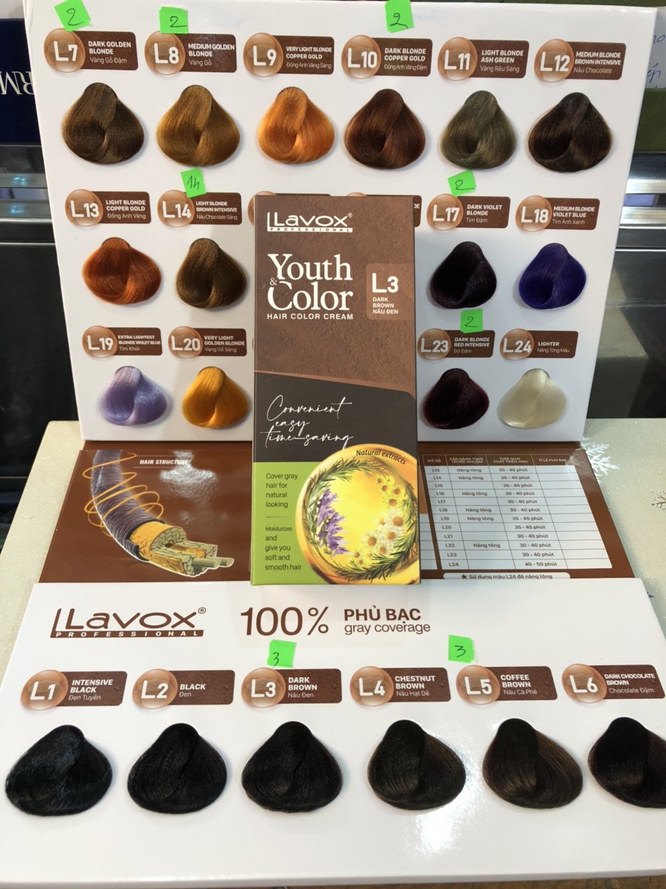Nhuôm tóc Lavox