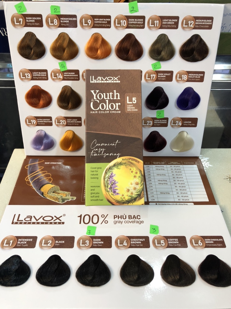 Nhuôm tóc Lavox