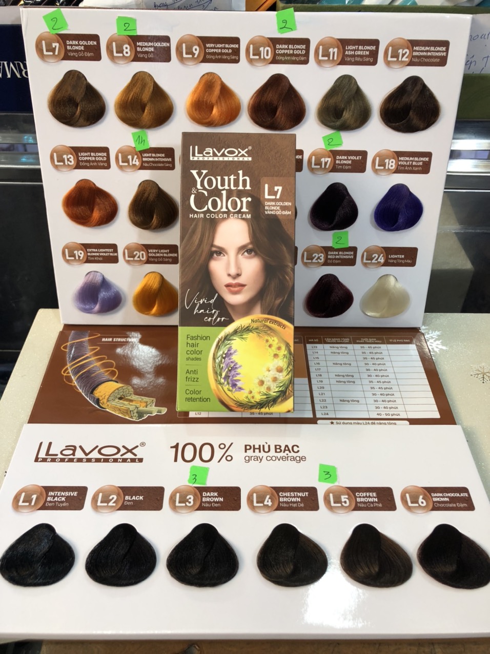 Nhuôm tóc Lavox