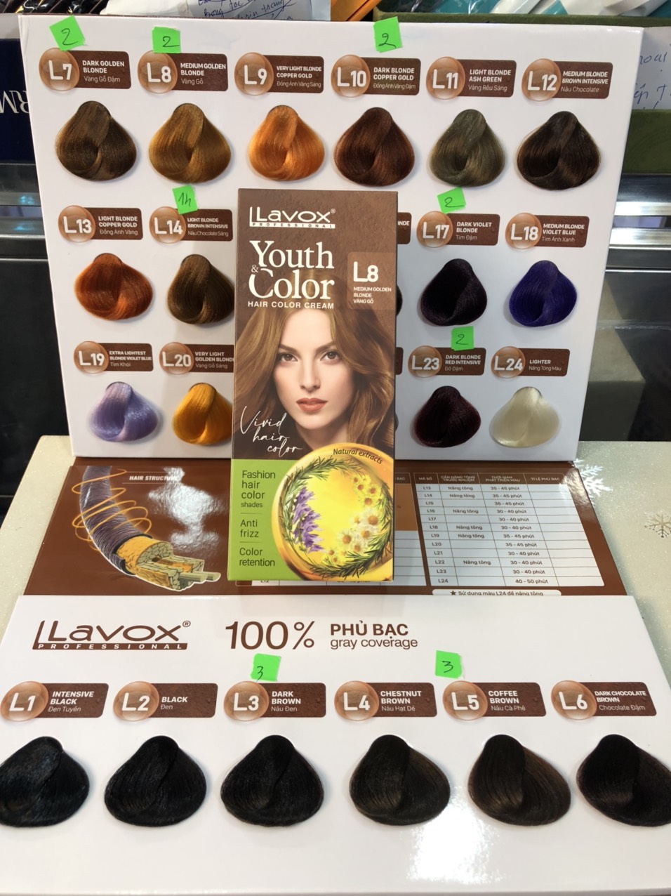 Nhuôm tóc Lavox