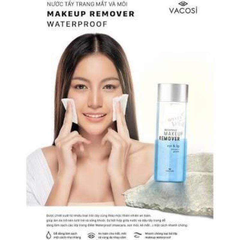 Tẩy trang mắt môi Vacosi
