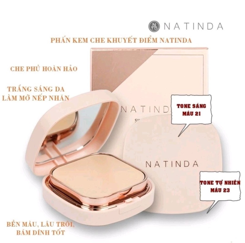 Phấn tươi che khuyết điểm Natinda số 21