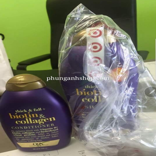 Dầu gội xã OGX Biotin Collagen