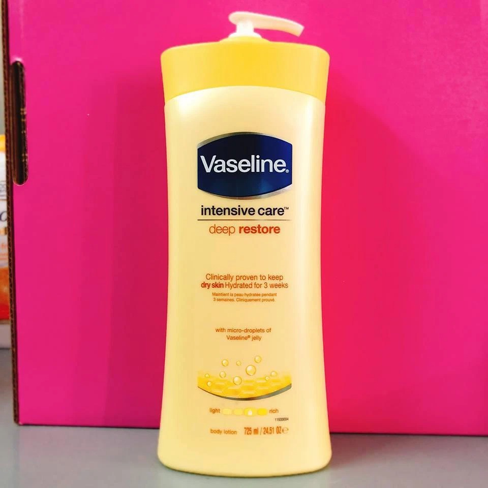 Sữa dưỡng da toàn thân  Vaseline 725ml