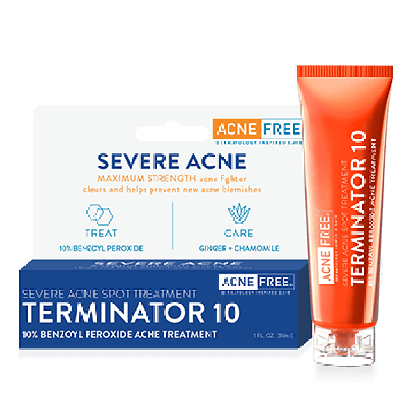 Kem trị mụn bọc , mụn đầu đen , mụn thâm Terminator 10 AcneFree Acne & Blackhead