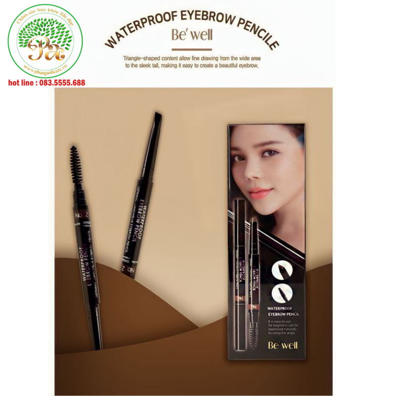 Chì gel vặn chân mày Be'well