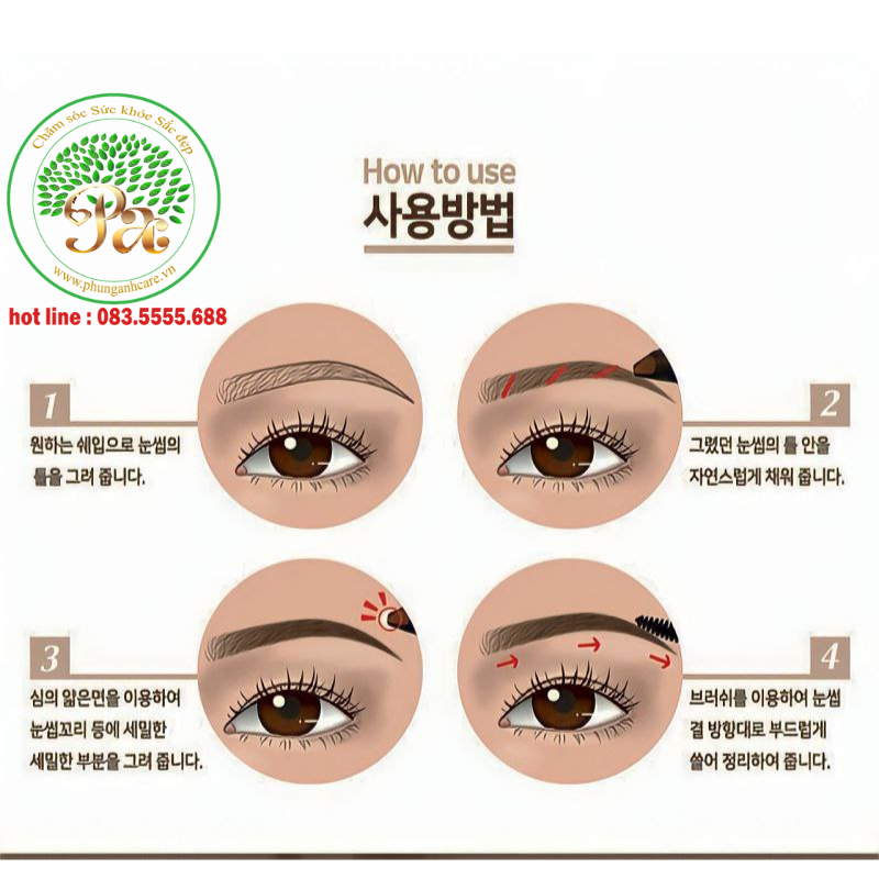 Chì gel vặn chân mày Be'well