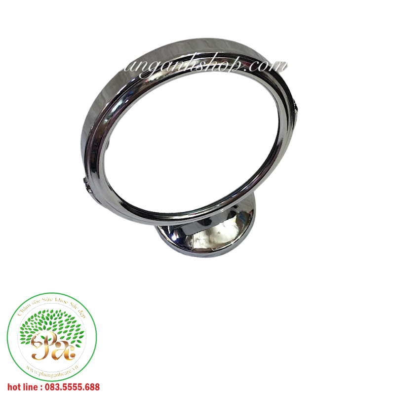 Kiếng soi INOX hai mặt mini trang điểm