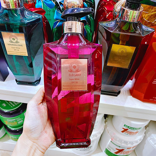 Gel tắm Pháp Super White Spf 50