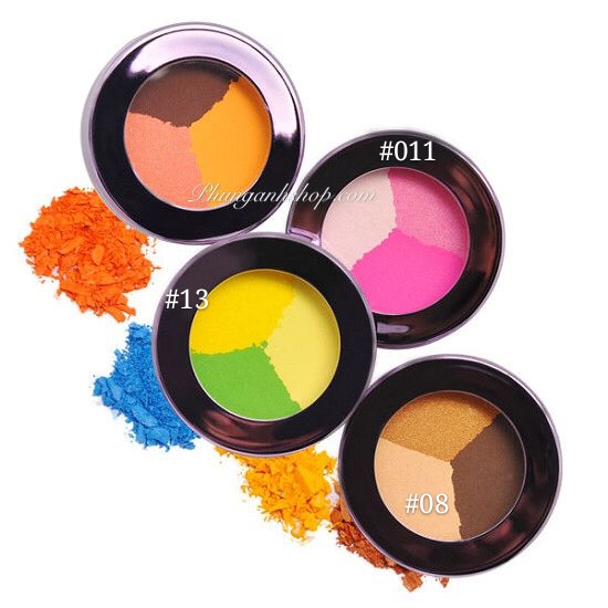 Màu mắt mira MIRA tricolor eyeshadow. 