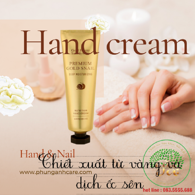 Kem dưỡng tay Gold Snail