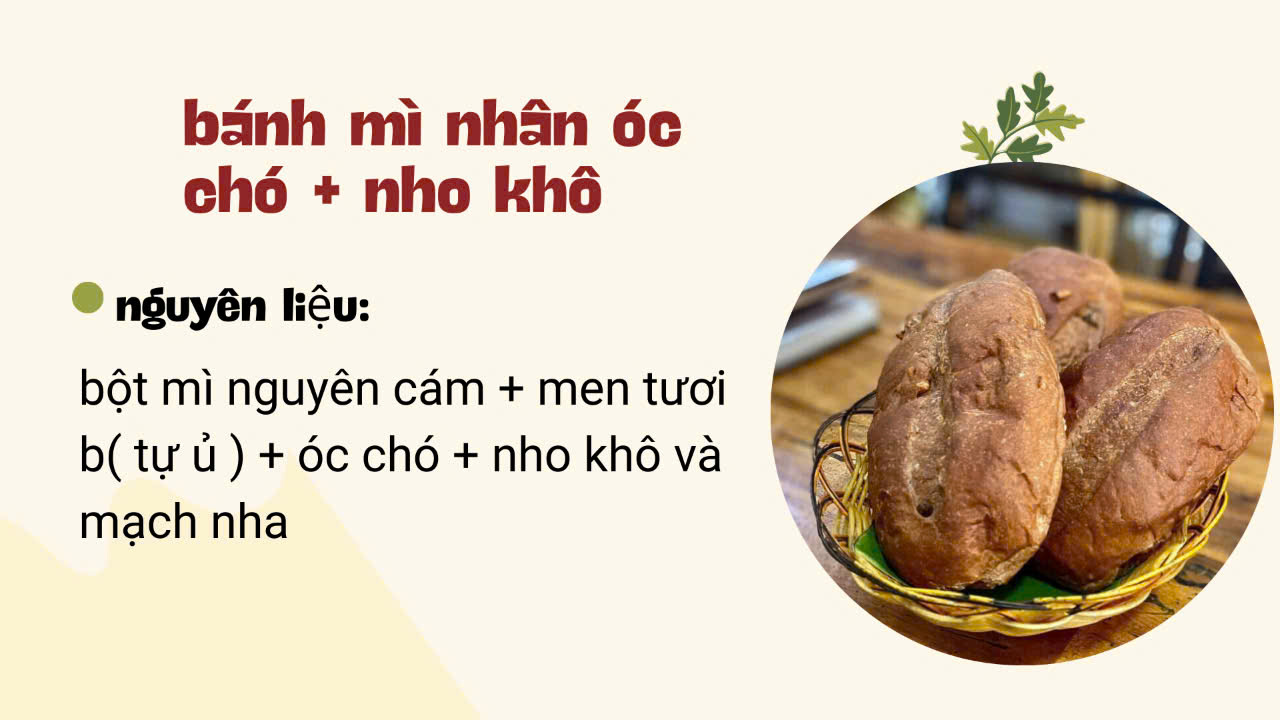 Bánh mì men bia tươi dưỡng sinh