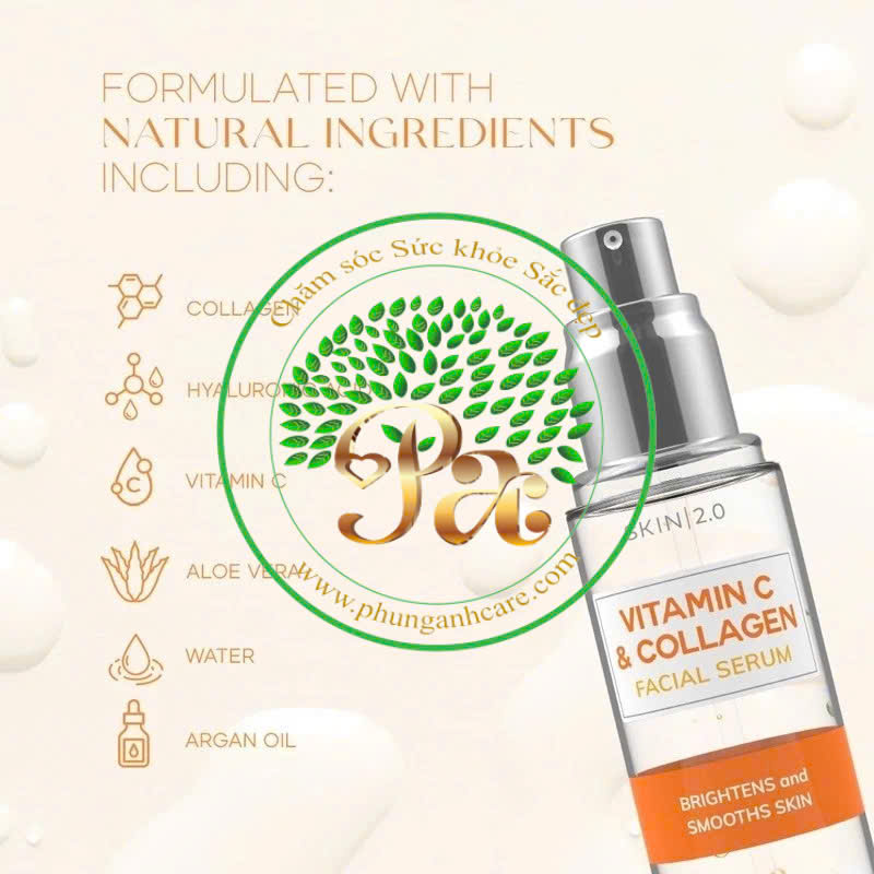 Serum Vitamin C & Collagen Facial