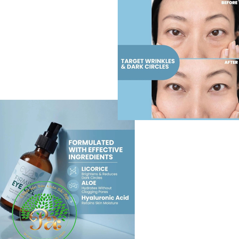 Kem chống nhăn mắt Eva Naturals Organic nhập từ USA ( Authentic)