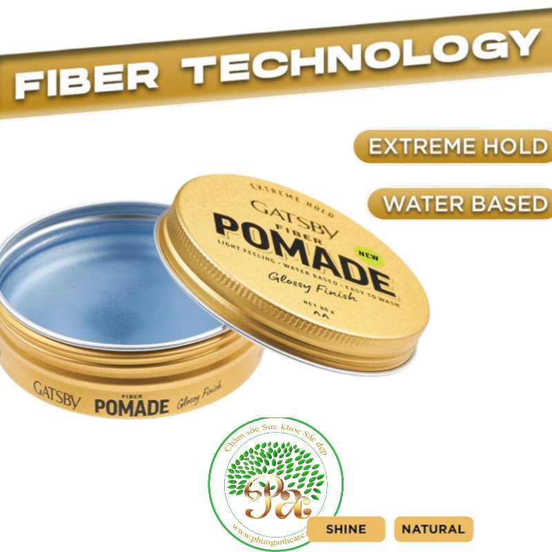 Vuốt tóc tạo kiểu GATSBY FIBER POMADE