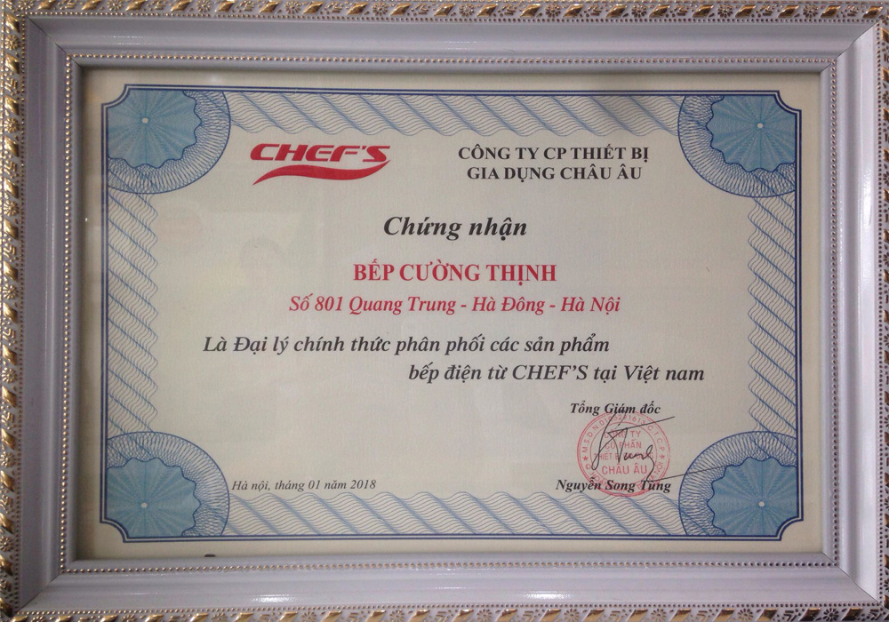 Máy hút mùi Chefs chính hãng giá rẻ tại Hà Đông
