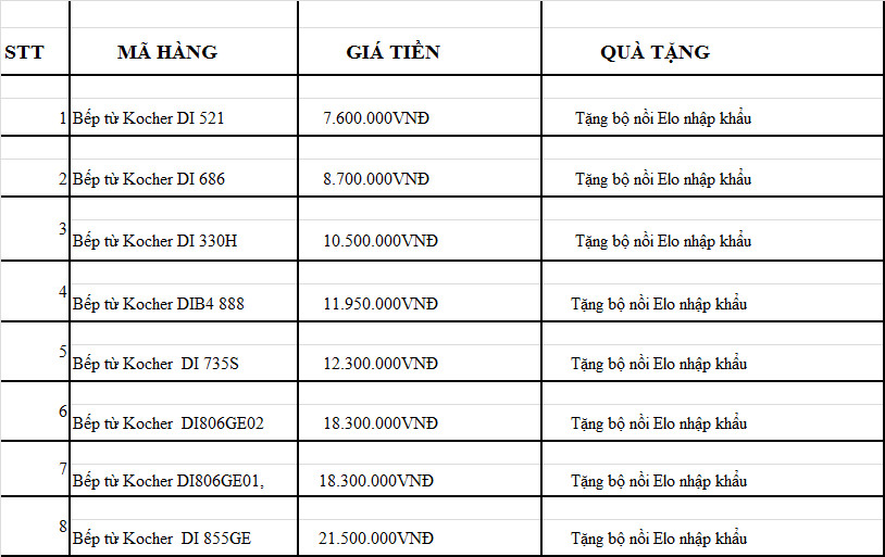 Bếp từ Kocher giá bao nhiêu ? Z2608650789151-142a6d3c483764c079e7c925b678764a