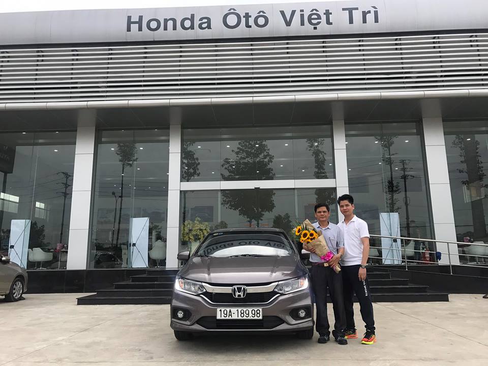 Honda Ô tô Việt Trì - Bàn giao xe Honda City Top cho anh Sơn - Phù Ninh