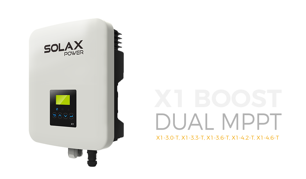 Inverter hoà lưới năng lượng mặt trời 1P- SOLAX - X1-5000 BOOST+ DC SWITCH, WIFI